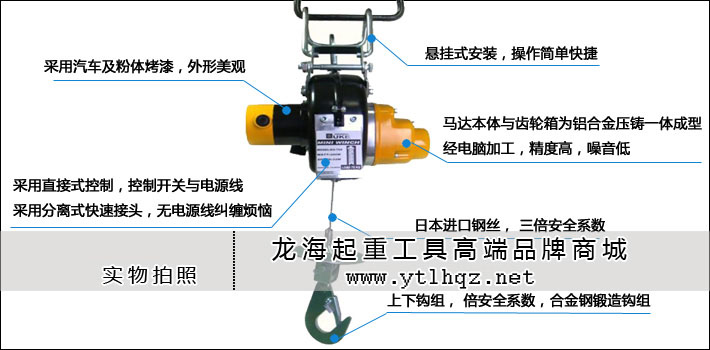 DU-75A小金剛電動葫蘆優勢圖片